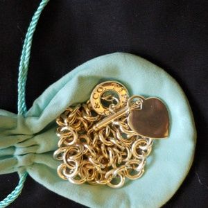 BEAUTIFUL Tiffany & Co. Heart Toggle Necklace!